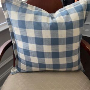 Two (2) throw pillows